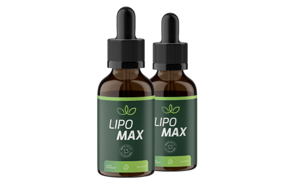 Two bottles of LipoMax weight loss supplement
